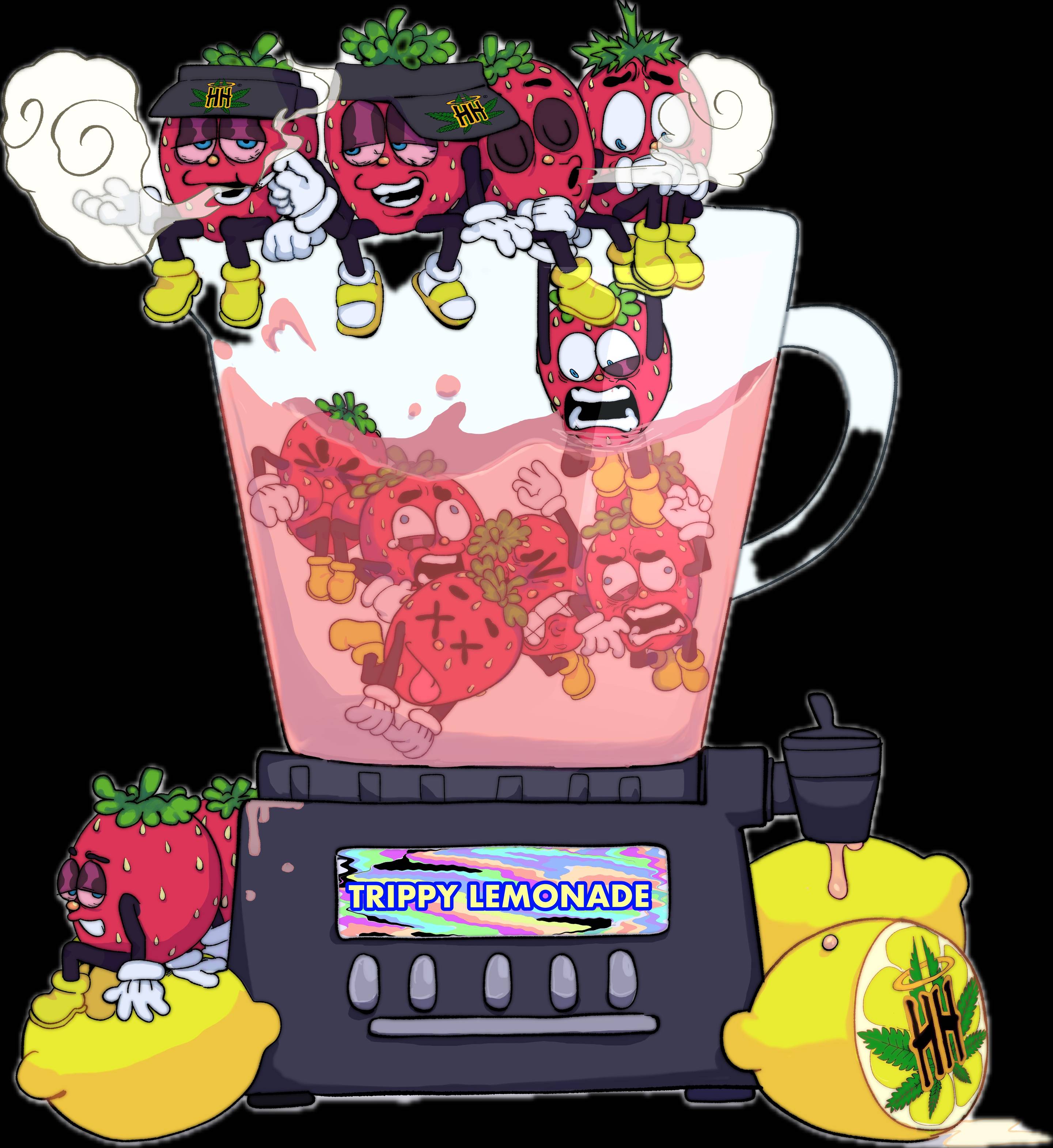 Strawberry Blender Scene