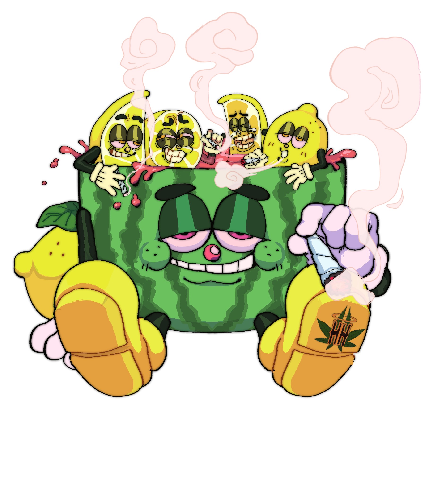 Watermelon Characters